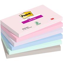 Post it Super Sticky Notes Soulful Colours 76x127mm 90 Sheets (Pack 6)