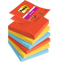 Post it Super Sticky Z Notes Playful Colours 76x76mm 90 Sheets (Pack