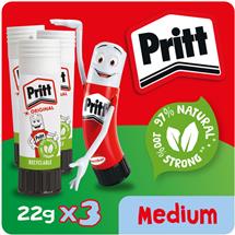 Pritt Original Glue Stick Sustainable Long Lasting Strong Adhesive