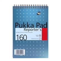 Pukka Pad 205x140mm Wirebound Card Cover Reporters Shorthand Notebook