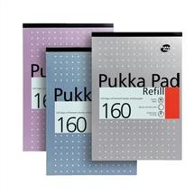 Pukka Pad A4 Refill Pad Ruled 160 Pages Metallic Assorted Colours