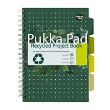 Pukka Pad Recycled Project Book B5 Wirebound 200 Pages Recycled Card