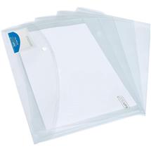 Rapesco ID Popper Wallet A4+ Clear - PK5 - 1629 | In Stock