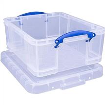 Really Useful Plastic Storage Box 18 Litre Clear - 18CCB