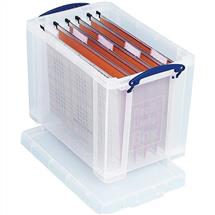 Really Useful Plastic Storage Box 19 Litre Clear - 19CCB