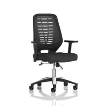 Relay Task Operator Chair Airmesh Seat Black Back With Height