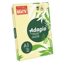 Rey Adagio Paper A3 80gsm Canary Yellow (Ream 500) RYADA080X443