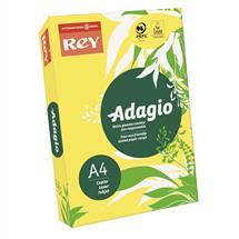 Rey Adagio Paper A4 80gsm Citrus Yellow (Ream 500) RYADA080X411