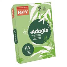 Rey Adagio Paper A4 80gsm Leaf Green (Ream 500) RYADA080X406