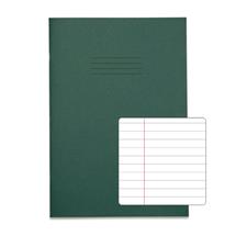 Rhino A4 Exercise Book 80 Page Ruled F8M Dark Green (Pack 50)