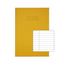 Rhino A4 Plus Exercise Book Yellow Ruled 80 page (Pack 50) VDU080-243