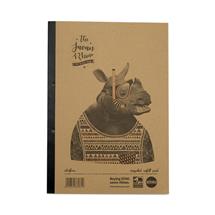 Rhino A4 Recycled Refill Pad 320 Page Feint Ruled 8mm With Margin