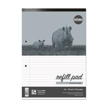 Rhino A4 Refill Pad 160 Page Feint Ruled 8mm With Margin (Pack 10)