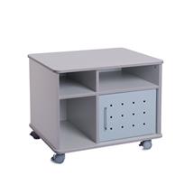 Top Brands | Rocada Mobile Melamine Table 72x58x59cm Grey - 4020