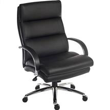 Samson | Samson Heavy Duty Leather Look Executive Office Chair Black - 6968