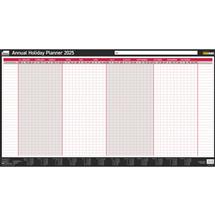 Sasco 2025 Annual Holiday Year Wall Planner 750W x 410Hmm With Wet