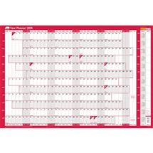 Dated Planners | Sasco 2025 Compact Year Wall Planner 610W x 405mmH Landscape With Wet