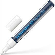 Apc | Schneider Maxx 265 Chalk Marker Bullet Tip 2mm3mm Line White (Pack 10)