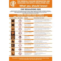 Seco Awareness CHIP Regulations Poster A2 - HS100 | In Stock