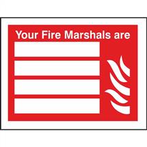 Seco Fire Fighting Equipment Safety Sign Your Fire Marshalls Are Semi