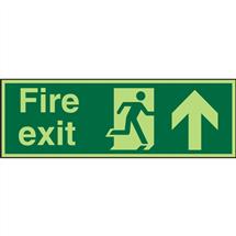 Seco Photoluminescent Safe Prodecure Safety Sign Fire Exit Man Running