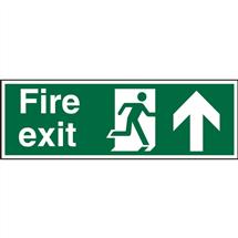 Seco Safe Prodecure Safety Sign Fire Exit Man Running Right and Arrow