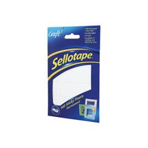 Sellotape | Sellotape 140 Sticky Fixers Permanent Double Sided Pads 12mm x 25mm