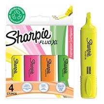 Sharpie Fluo XL Highlighters Chisel Tip Assorted Fluorescent Colours