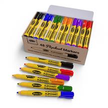 Show-Me | Showme Premium Flipchart Markers Bullet Tip Assorted colours (Pack 48)