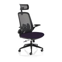 Sigma | Sigma Executive Mesh Back Office Chair Bespoke Fabric Seat Tansy