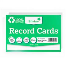 Silvine | Silvine 100 Recycled Flash Revision Cards 152 x 104mm Ruled (Pack 10)