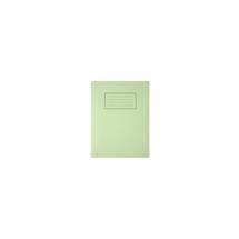 Silvine 9x7 inch/229x178mm Exercise Book Ruled Green 80 Pages (Pack