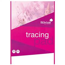 Silvine Art Pads & Paper | Silvine A4 Tracing Pad 63gsm 40 Sheets (Pack 6) - A4T