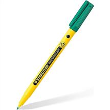 Staedtler Fineliner & Felt Tip Pens | Staedtler Noris Handwriting Pen 0.6mm Line Green (Pack 10) - 307-5