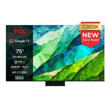 TCL 75C855K TV 190.5 cm (75") 4K Ultra HD Smart TV WiFi Black 3500