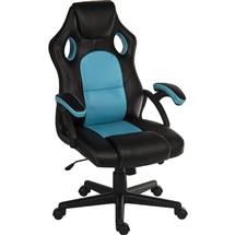 Kyoto | Teknik Kyoto Contemporary Gaming Chair With Fixed Arms Blue - 6995