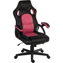 Kyoto | Teknik Kyoto Contemporary Gaming Chair With Fixed Arms Pink - 6996