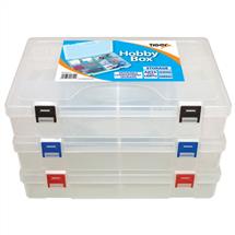 Storage Containers | Tiger Hobby Box Polypropylene Clear - 301314 | In Stock