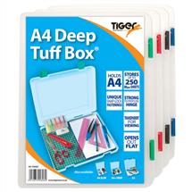 Top Brands | Tiger Tuff Box Polypropylene A4 Deep Clear - 300806