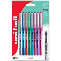 uniball EYE Designer UB157D Rollerball Pen 0.7mm Tip Assorted Blister