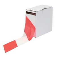 ValueX Barrier Tape 75mm x 500m Red/White - 006-0100