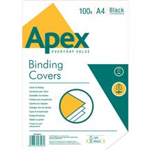 ValueX Binding Cover Leathergrain A4 250gsm Black (Pack 100) 6501001