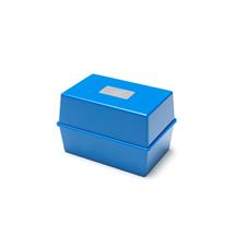 ValueX | Valuex Essentials Card Index Box 6 X 4 Inches (152 X 102Mm) Blue