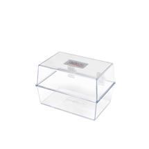ValueX Essentials Card Index Box 6 x 4 Inches (152 x 102mm) Crystal