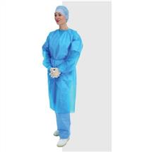 Overalls, Bibs & Aprons | ValueX Isolation Gowns Non Woven 40gsm Blue (Pack 10) - IGDP10