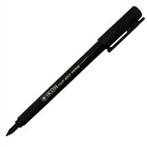 ValueX OHP Pen Permanent Medium 0.7mm Line Black (Pack 10) - 742501