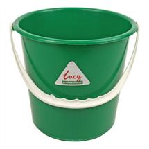 ValueX Plastic Bucket 10 Litre With Handle Green - 0907086OP