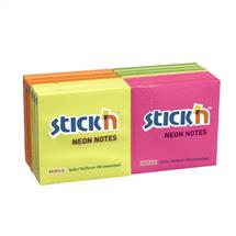 ValueX | Valuex Stickn Sticky Notes 76X76mm 100 Sheets Neon Colours (Pack 12)