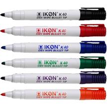 ValueX Whiteboard Marker Bullet Tip 2mm Line Assorted Colours (Pack
