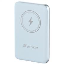 Verbatim Charge "n" Go Magnetic Wireless Power Bank 10000mAh Blue